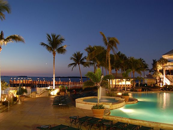 Beautiful Sunsets by the Pool
