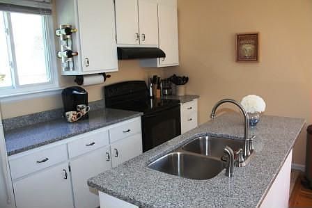 Kitchen with new Granite