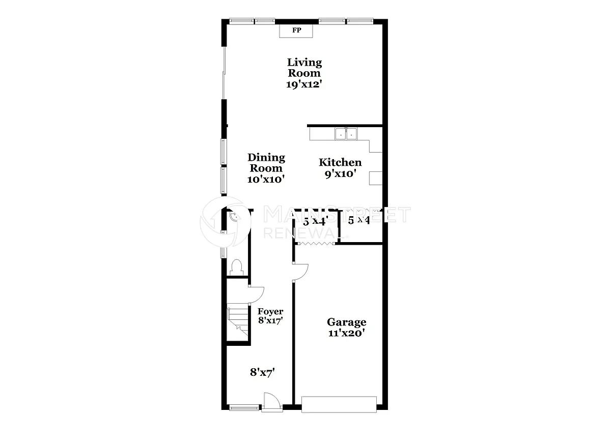 Floor Plan - 3545 Lehigh Way