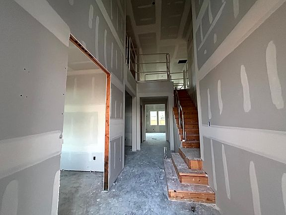 Construction progress - entryway