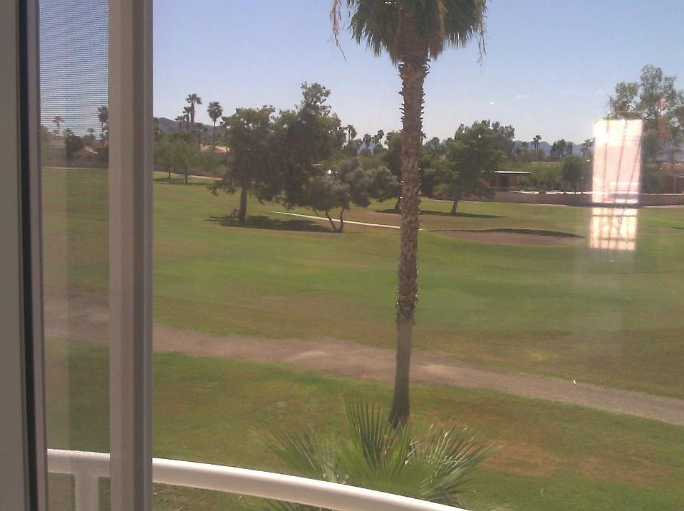 Located on a golf course