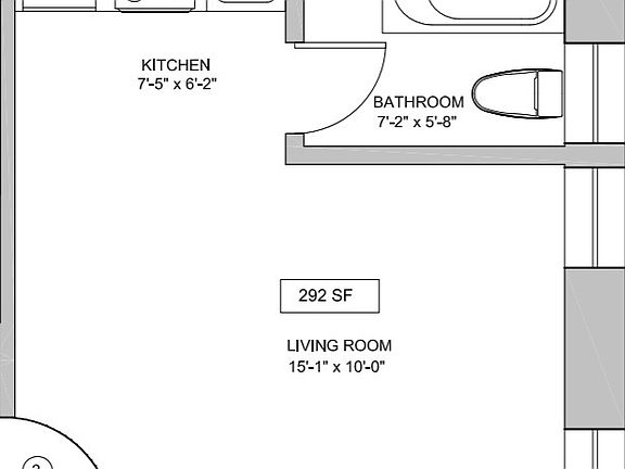 2nd image of 117 W 13th St APT 63
