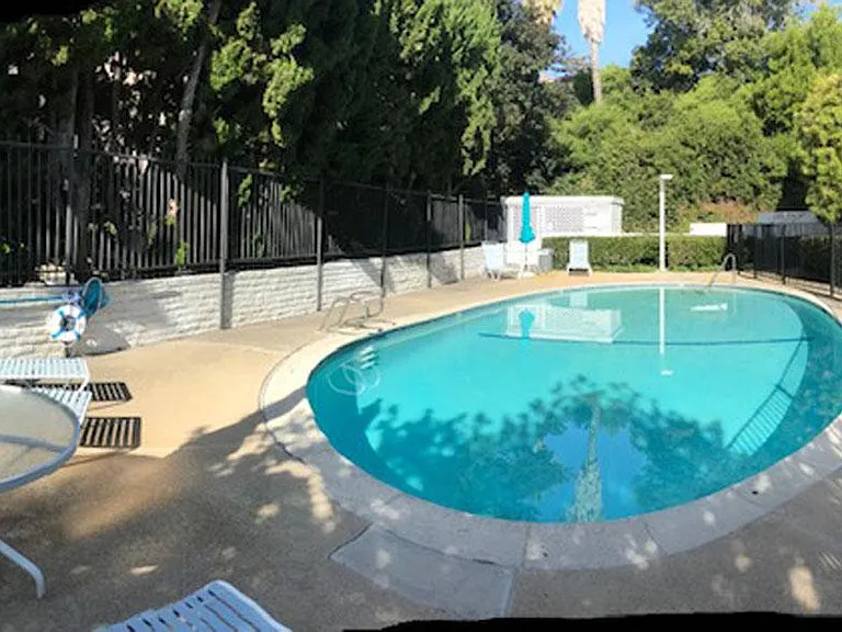 Outside pool