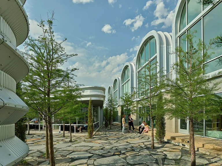 View of the complex