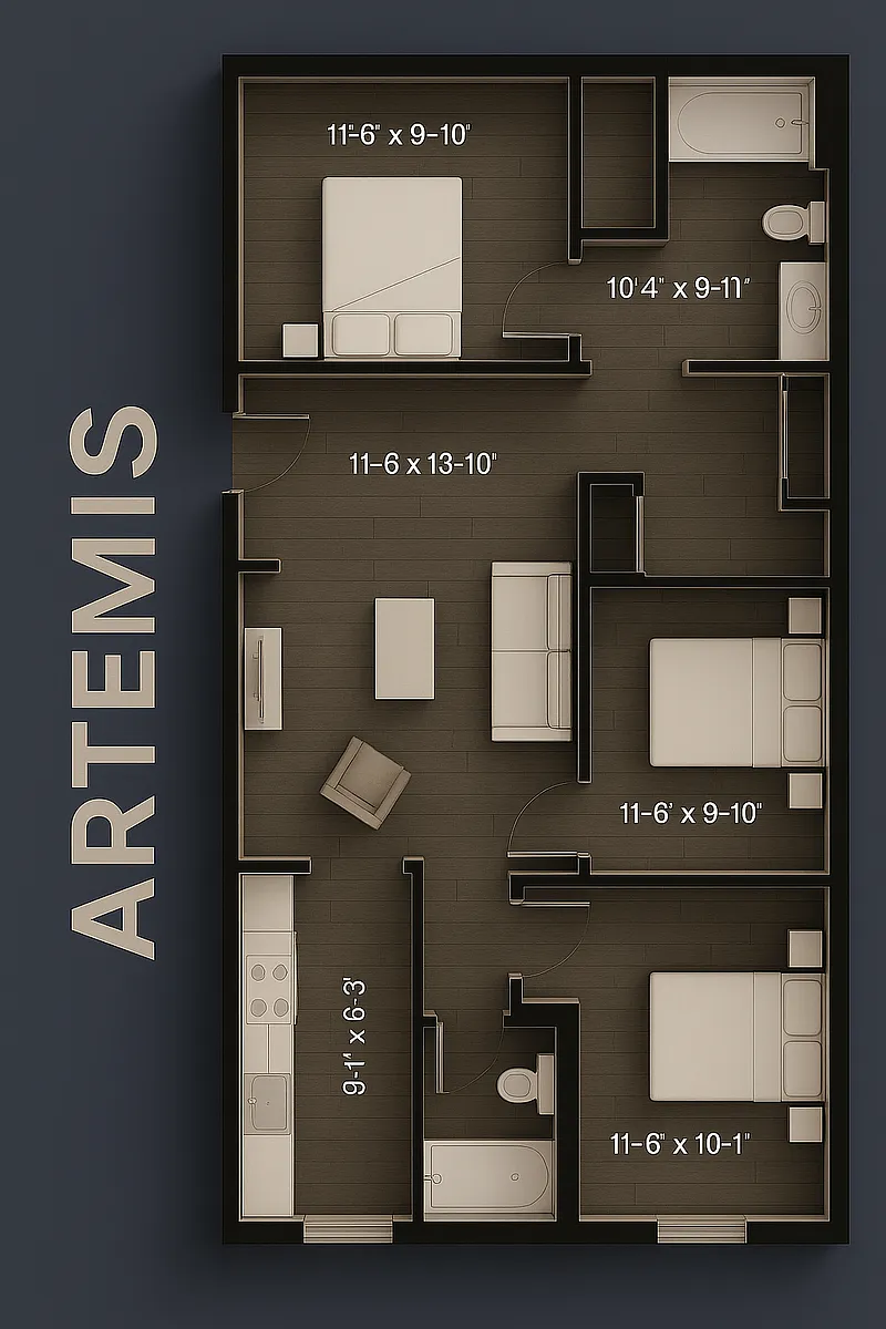 Floor plan Artemis