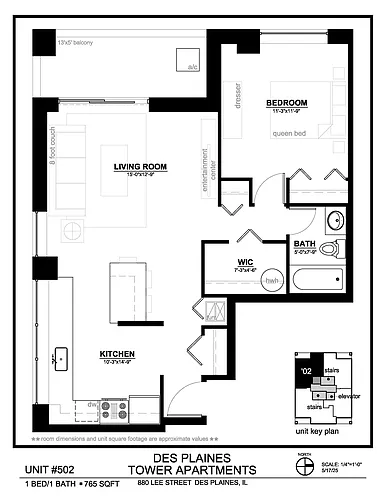 Floor plan 502