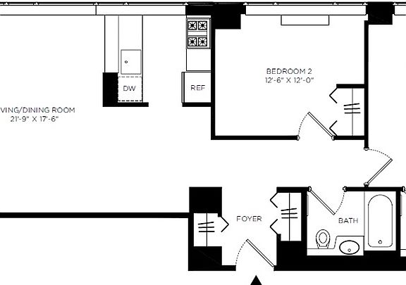 2nd image of 601 W 57th St APT 37C