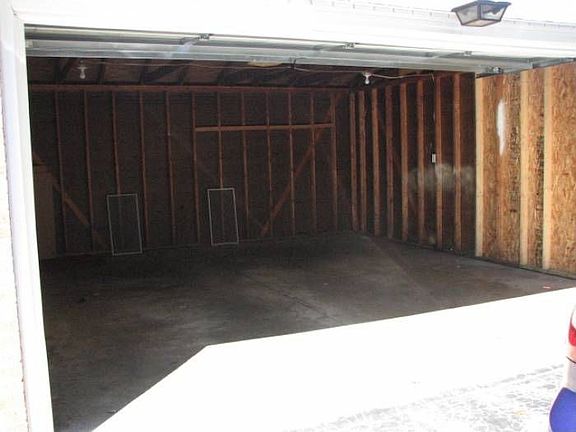Spacious 2 car garage