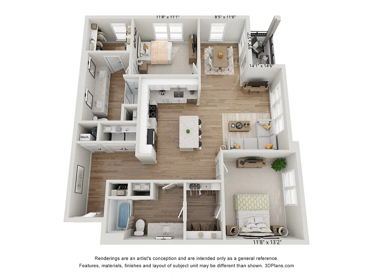 Floor plan B21