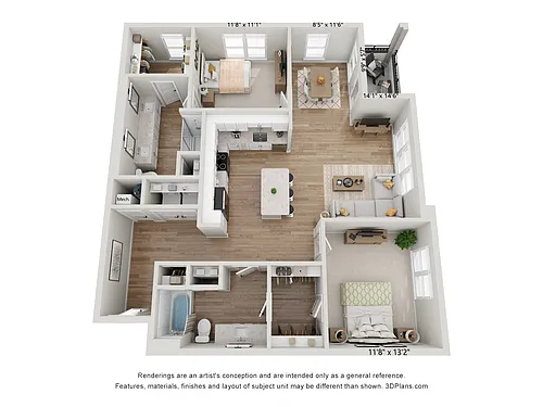 Floor plan B21