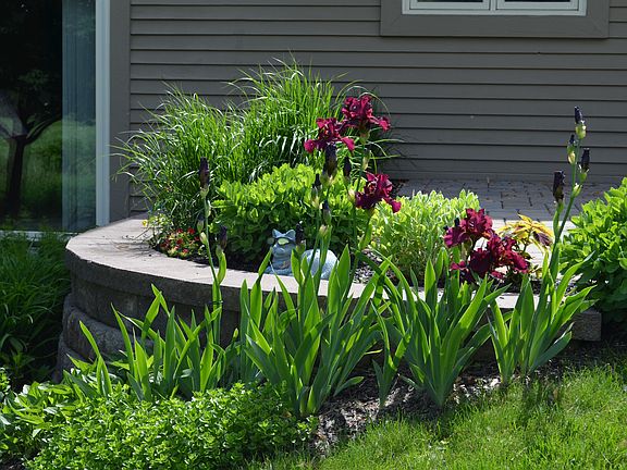 2-tiered back gardens