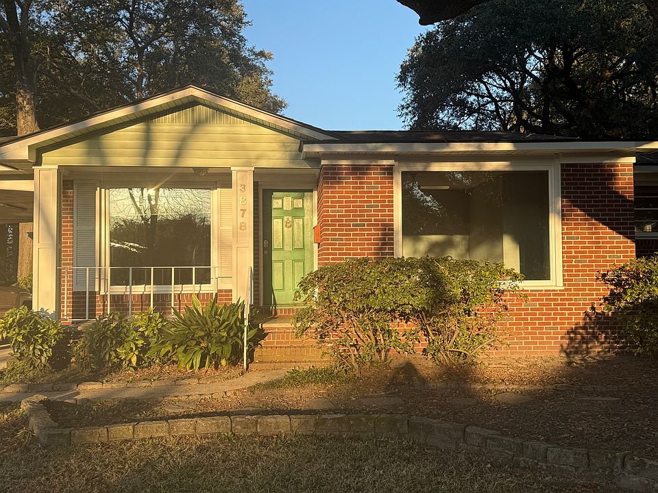 Front of the house from the side walk