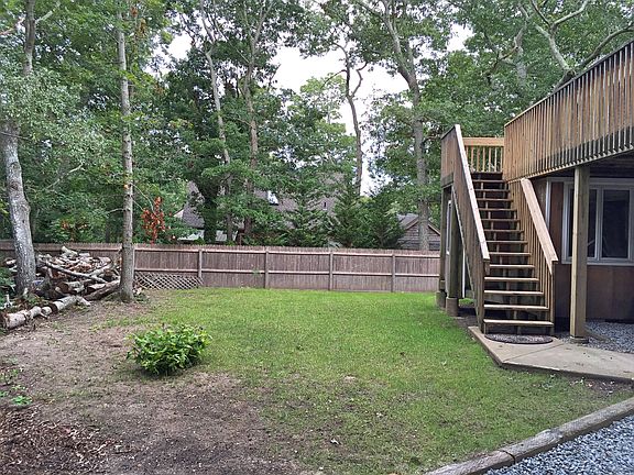 Side Yard, Deck Stairs