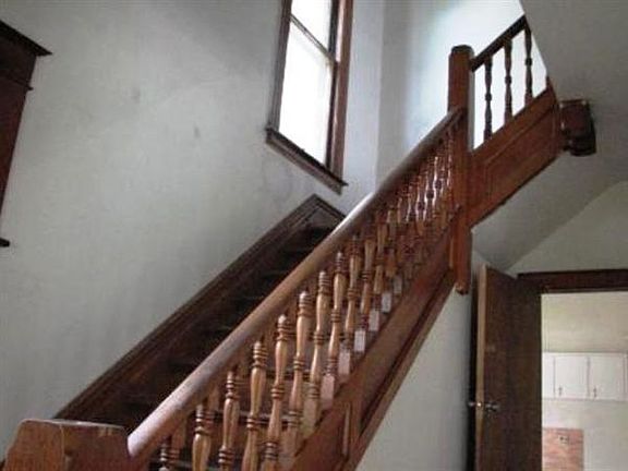A lovely wooden stairway.
