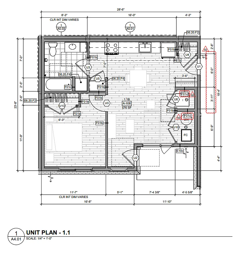 Floor plan Unit Plan 1