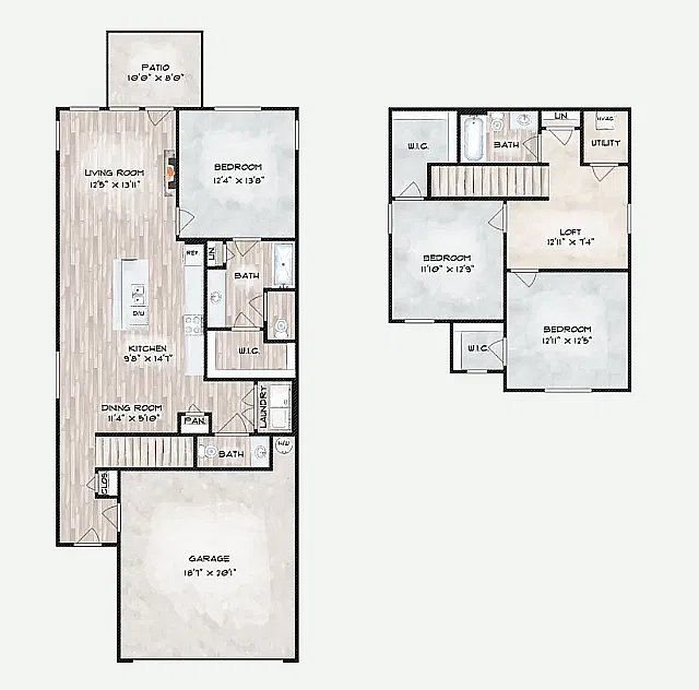 Floor plan Fairmont A - Fairmont A
