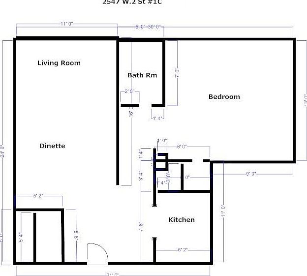 1st image of 2525 W 2nd St APT 1C