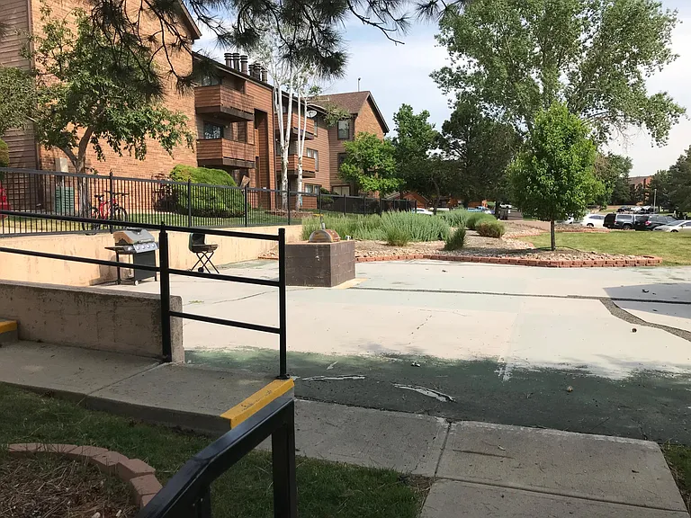 community grilling area