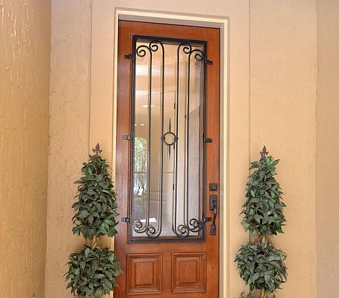 Front door of main house.