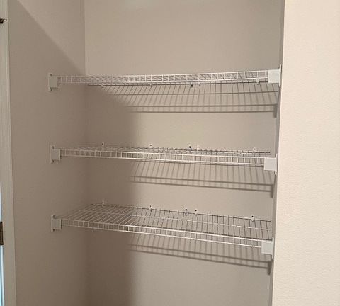 storage area in washer drier