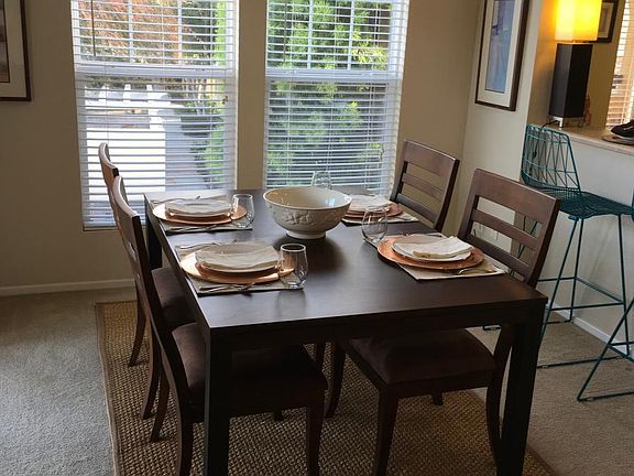 Dining Room (Model Apartment shown in photos)