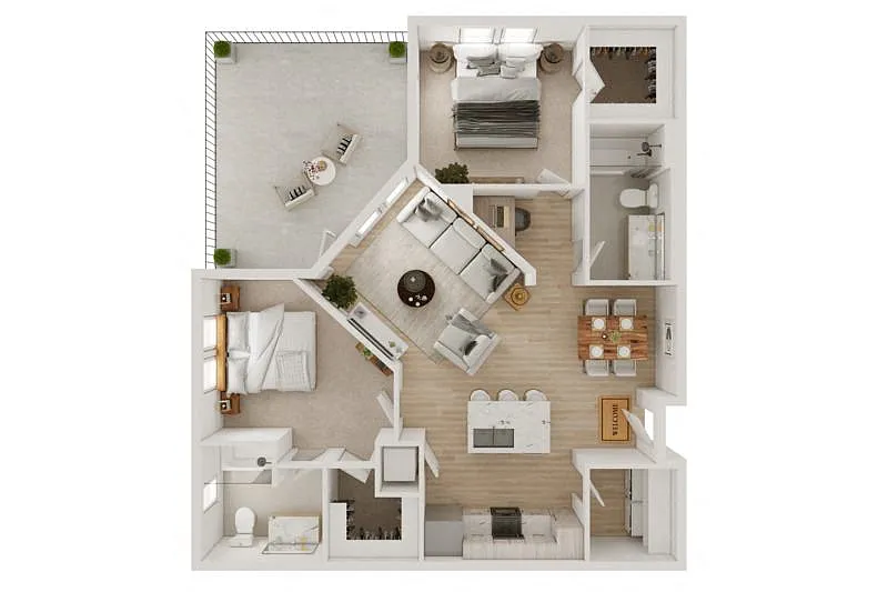 Floor plan B2A
