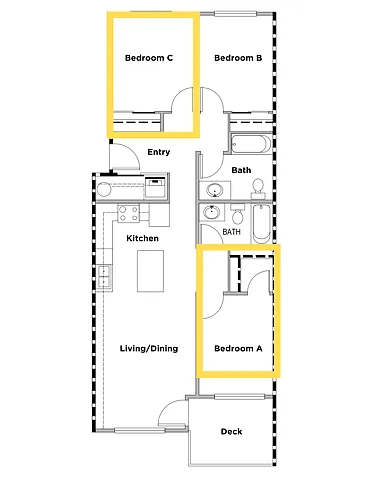 Floor plan By-The-Bed