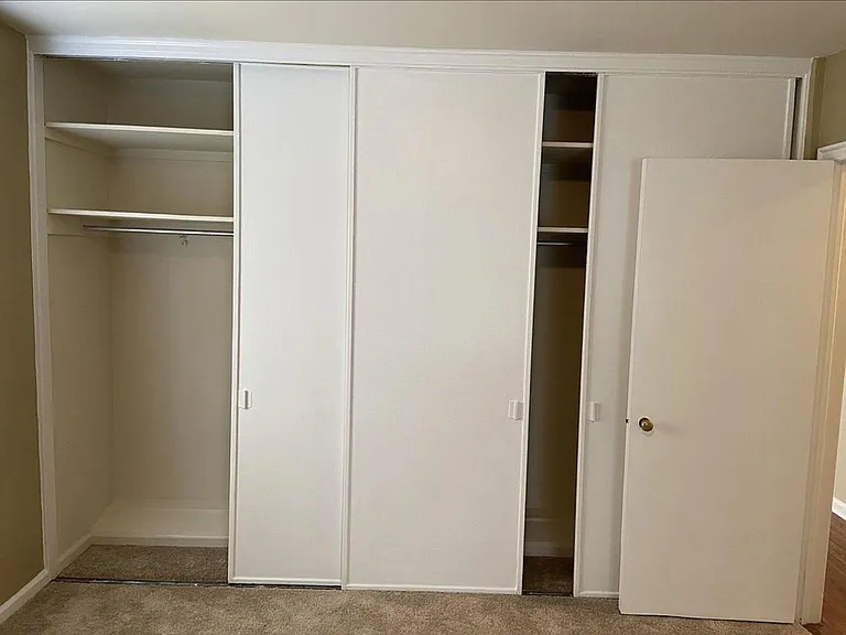 Bedroom wall to wall closets
