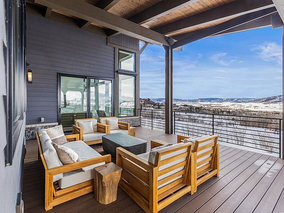 Large Covered Deck with Mountain & Golf Views