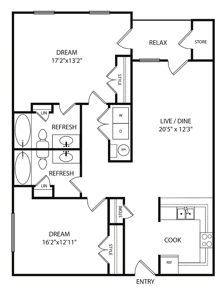Floor plan B2B