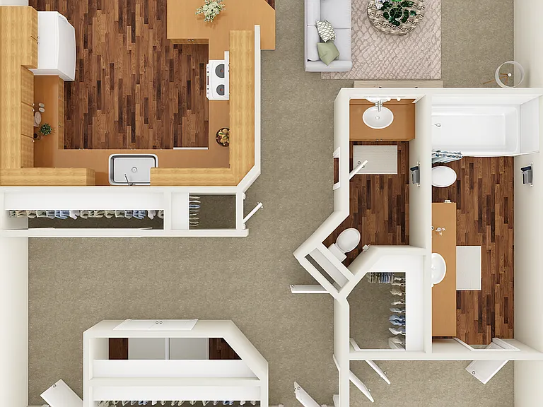Two Bedroom Floor Plan Two Bedroom Floor Plan