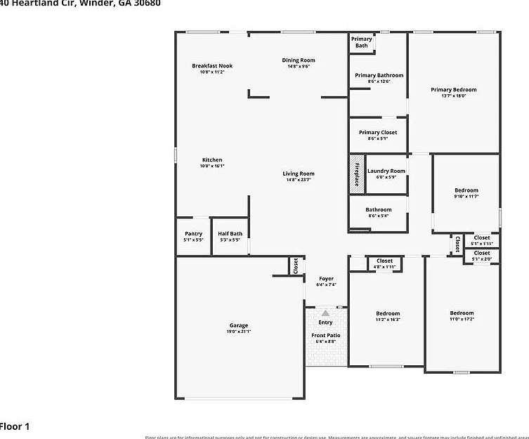 4 bed, 2.5 bath, 2200 sqft, $1,960 — Photo 2