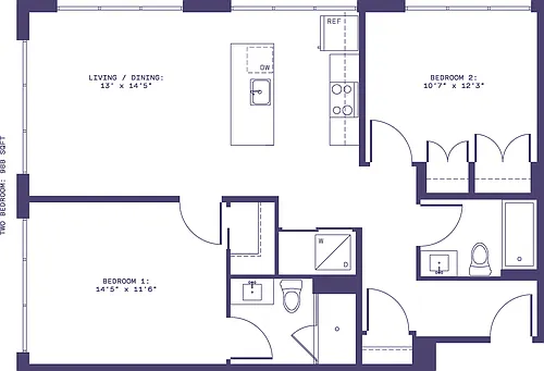 Floor plan B2