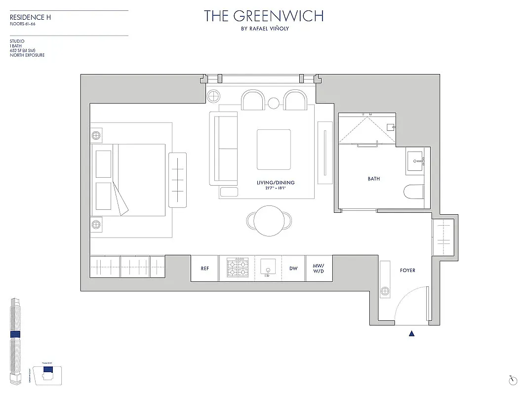 Building Photo - 125 Greenwich St #62H