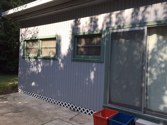 Sliding door onto patio