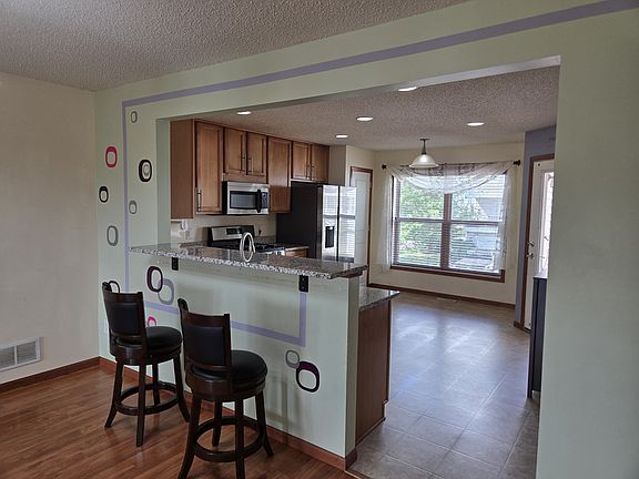 Kitchen view from living room
