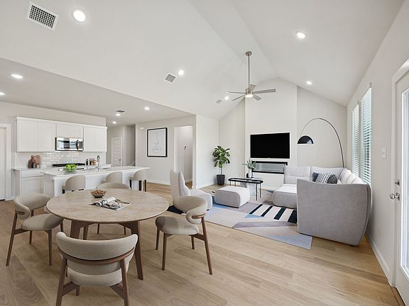 Open Floor Plan in the Masters home plan by Trophy Signature Homes - REPRESENTATIVE PHOTO