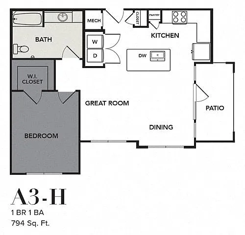 Floor plan A3-H