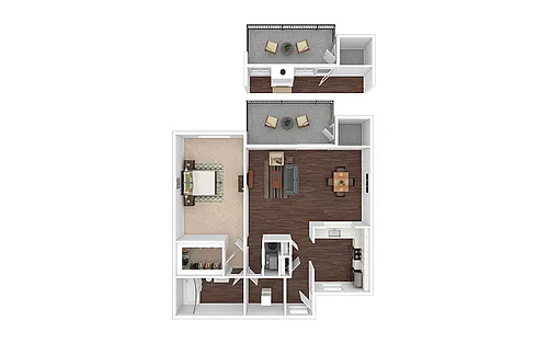 Floor plan Paces - Renovated