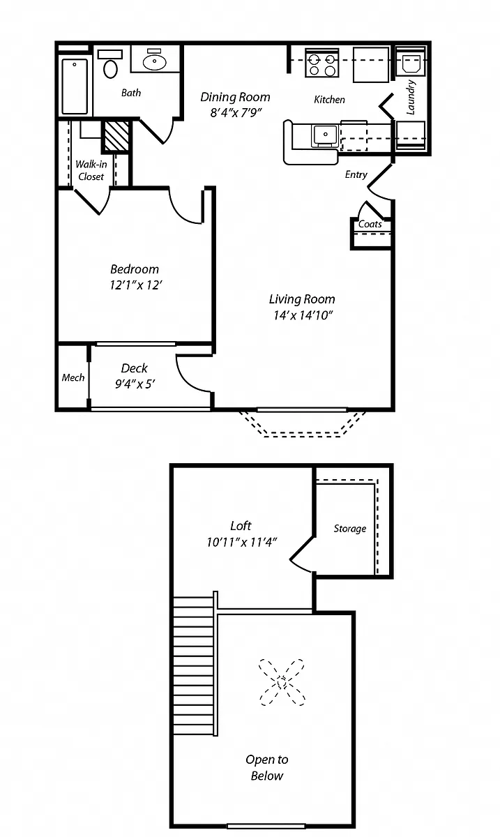 Floor plan A2L The Suffolk Loft