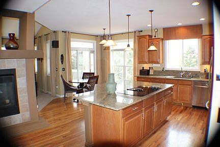 All the upgrades!  Good for entertaining.