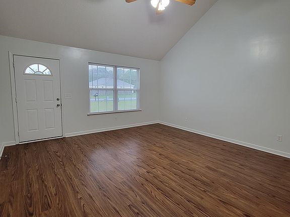 Living Room with Vaulted Ceilings