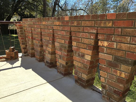 Newly built Brick Porch 