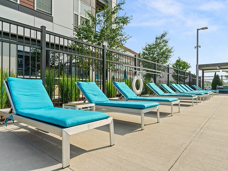 Forte at 84South Pool and Lounge Areas