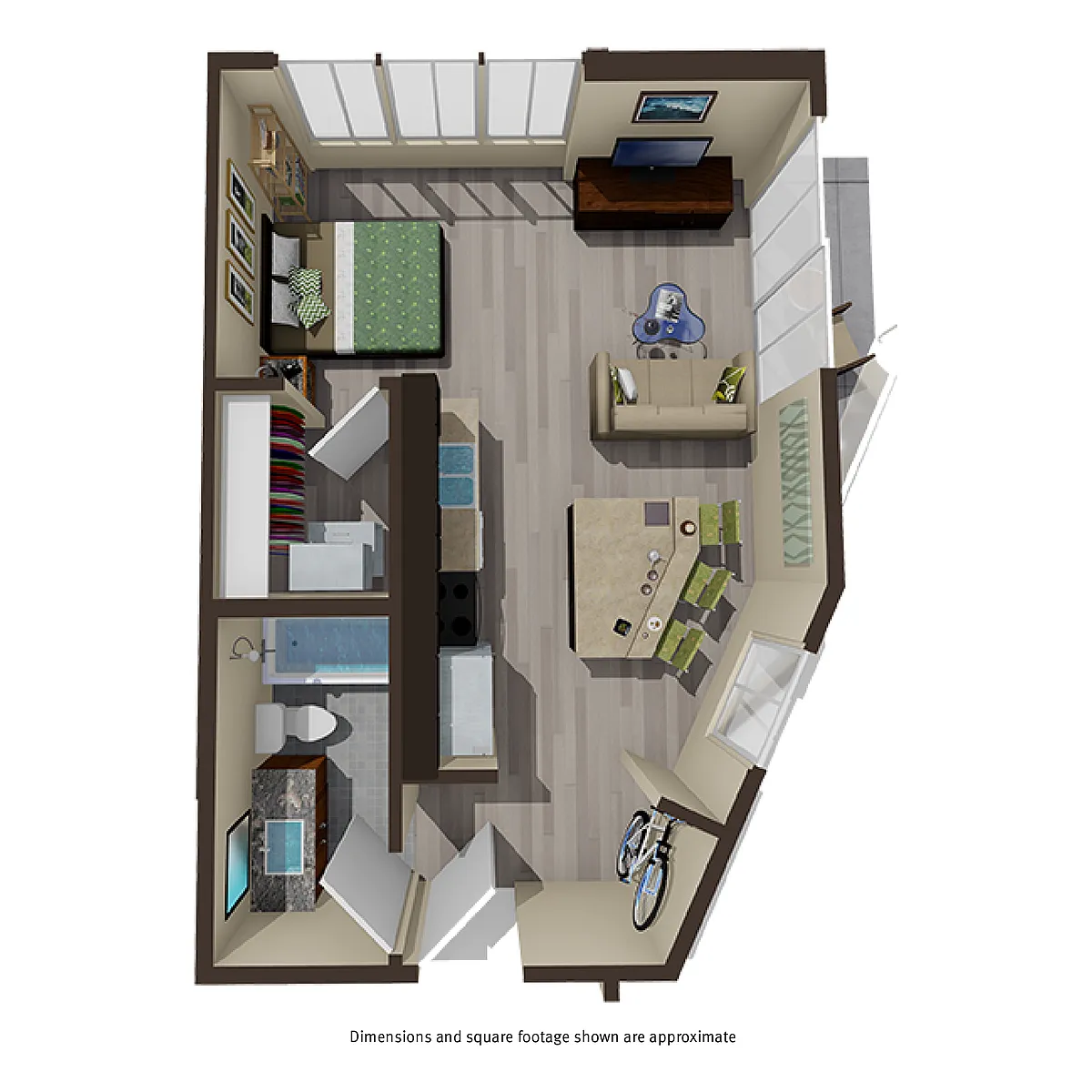 Floor plan Studio - J