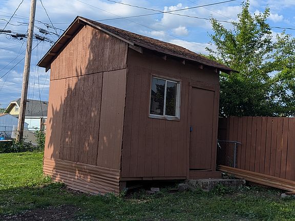 Backyard storage shed