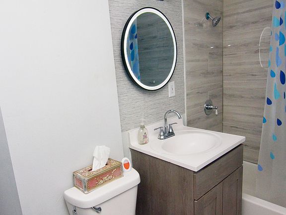 1st Floor Bathroom with LED smart Mirror