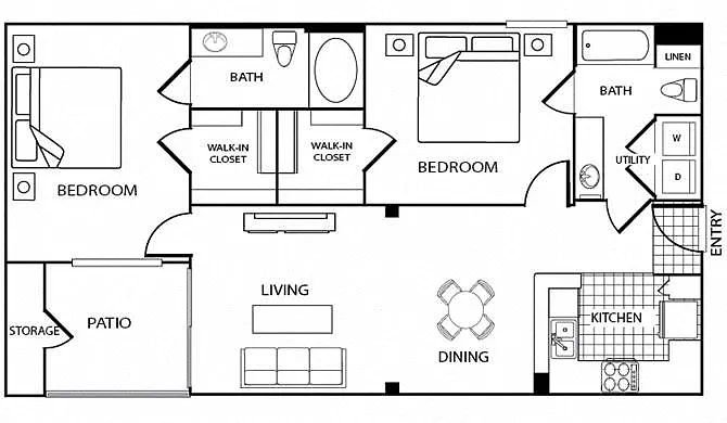 Floor plan Santa Catalina