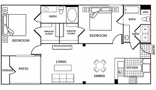 Floor plan Santa Catalina