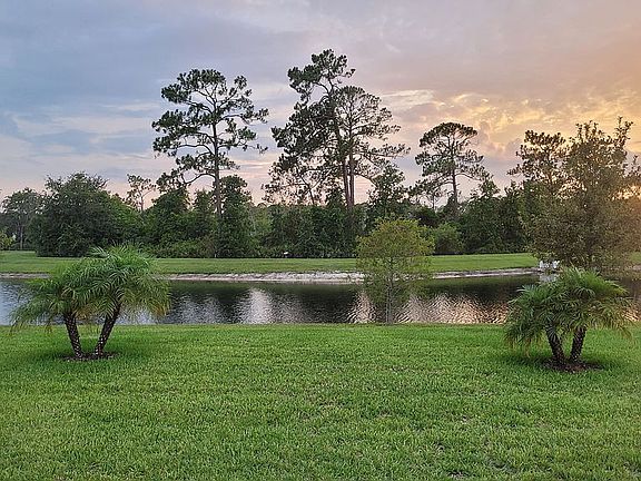Rear lawn with west view